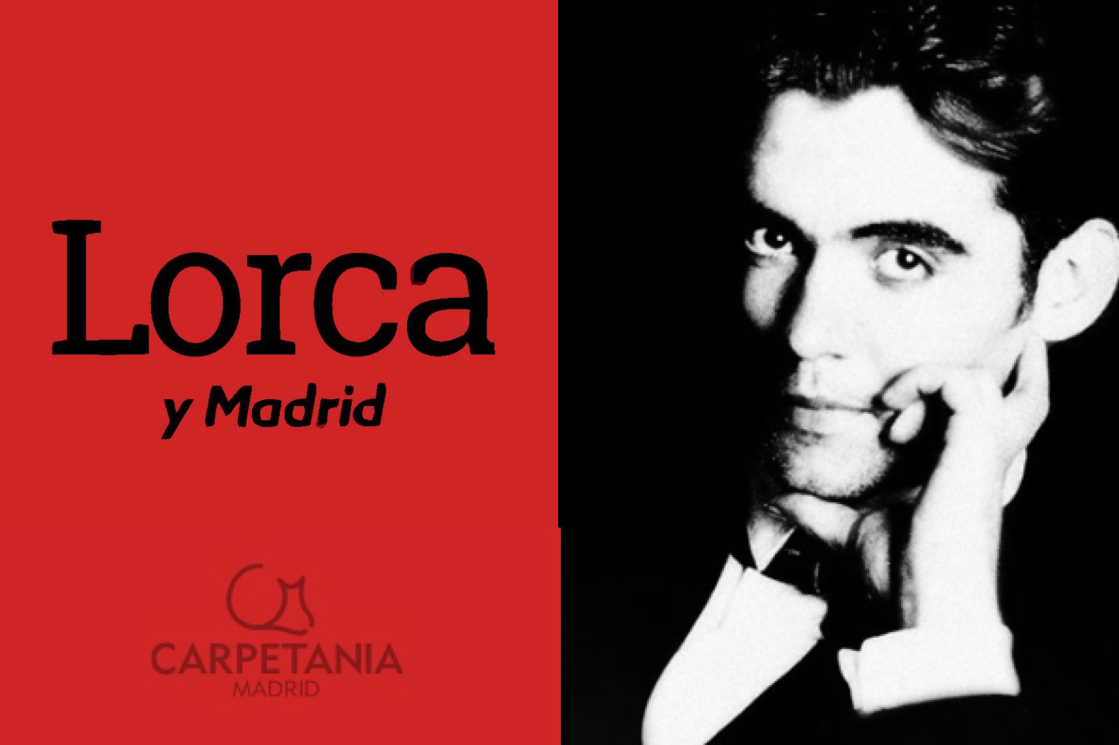 Cartel del paseo Federico García Lorca y Madrid
